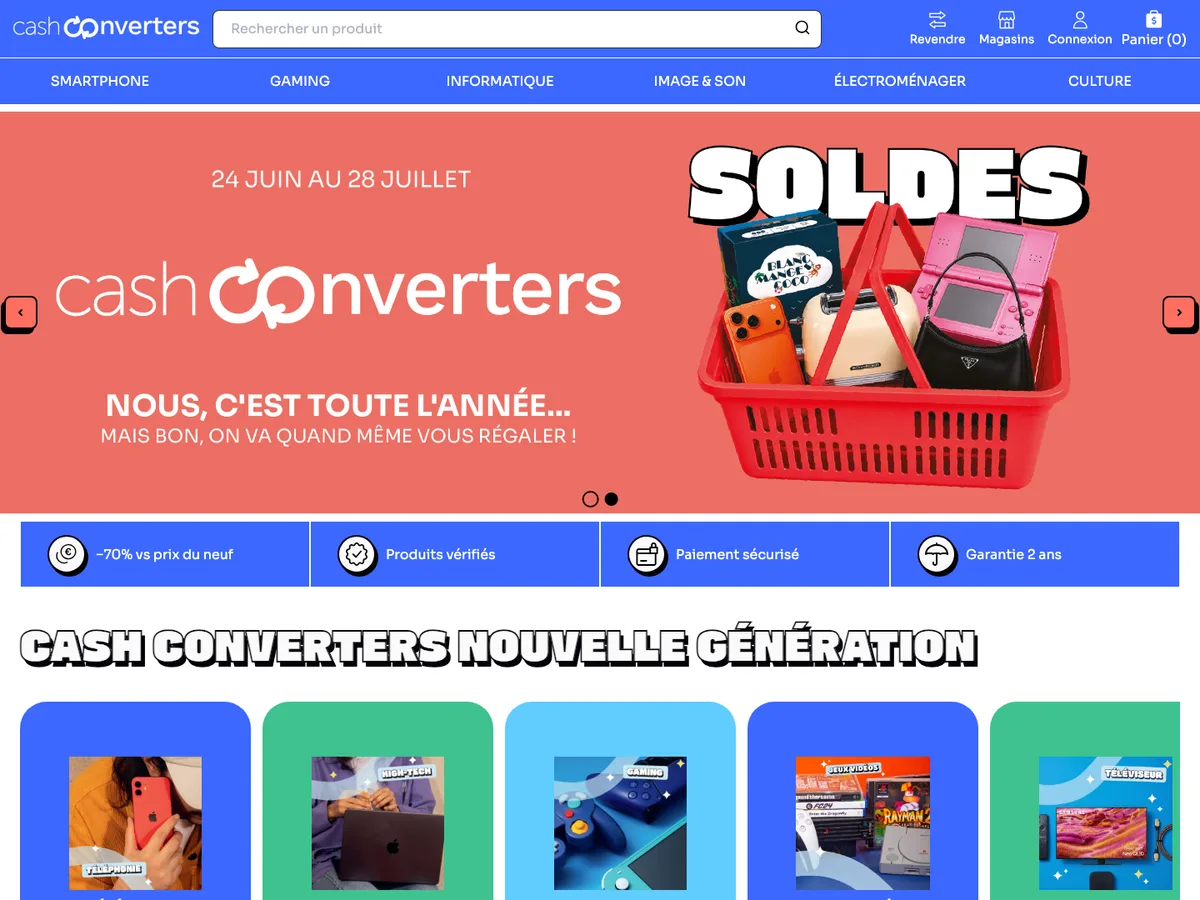 Cash Converters France — Marketplace